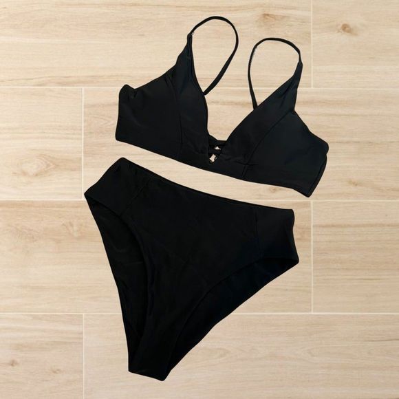 Bikini High Waisted Black - Picture 2 of 11